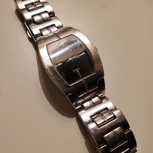 Guess Mens Silver Steel Watch G95217G